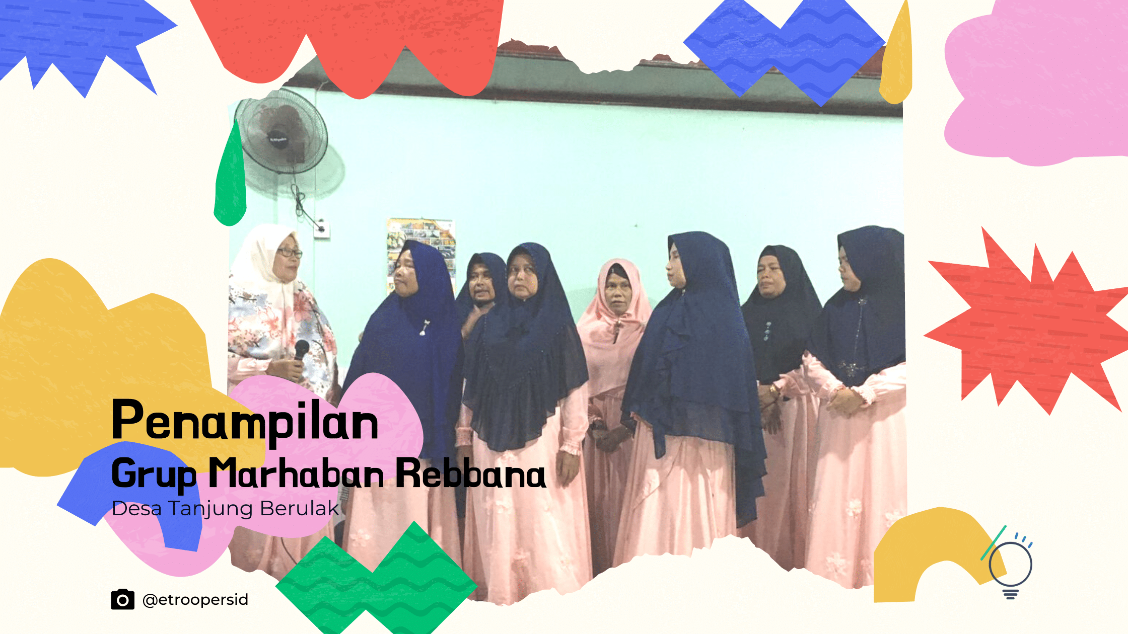 Penampilan Grup Marhaban Rebbana Desa Tanjung Berulak
