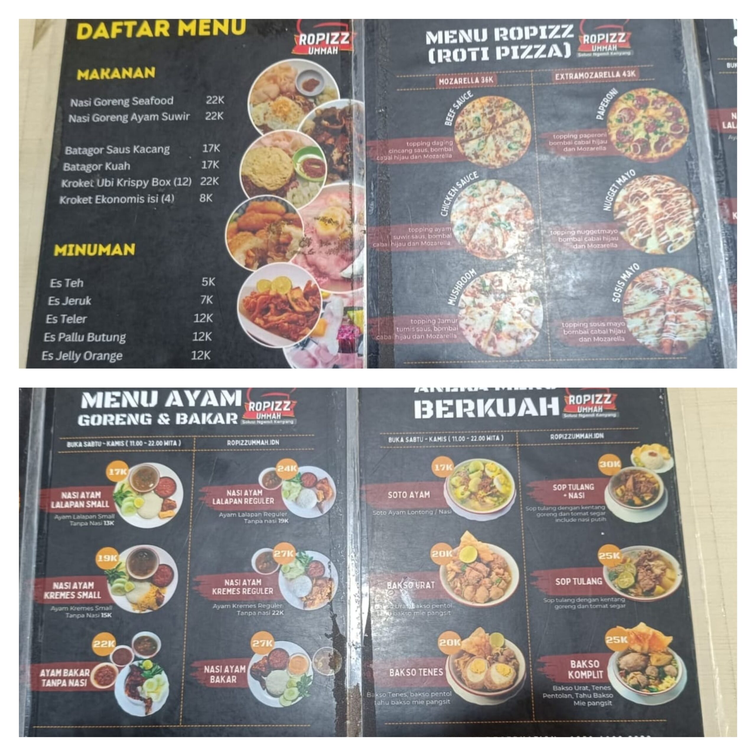 Ropizz Ummah: Solusi Ngemil Kenyang dengan Cita Rasa Homemade di Palu Ropizz Ummah