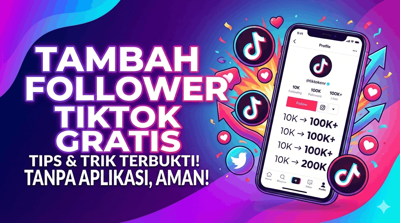 Tambah Follower Tiktok Gratis