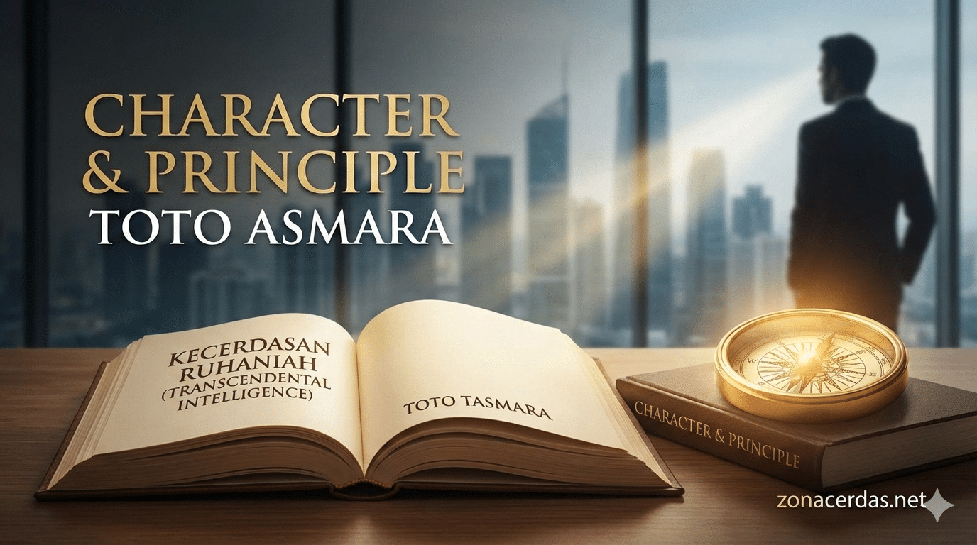 Character & Principle Toto Asmara: Membangun Etos Kerja Berbasis Kecerdasan Ruhaniah Buku Kecerdasan Ruhaniah Toto Tasmara