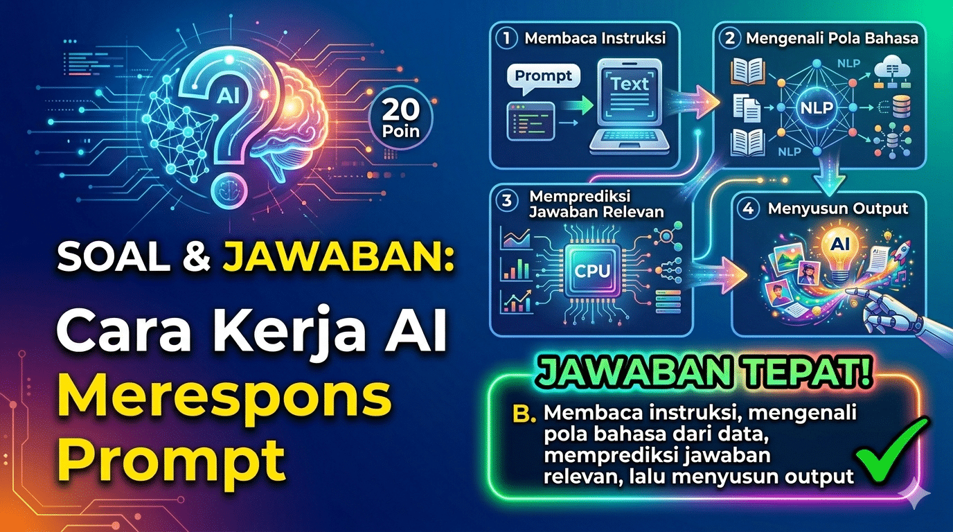 Cara kerja AI dalam merespons prompt pengguna adalah Cara kerja AI dalam merespons prompt pengguna adalah