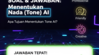 Menentukan nada (tone) dalam penggunaan AI bertujuan untuk Menentukan nada (tone) dalam penggunaan AI bertujuan untuk