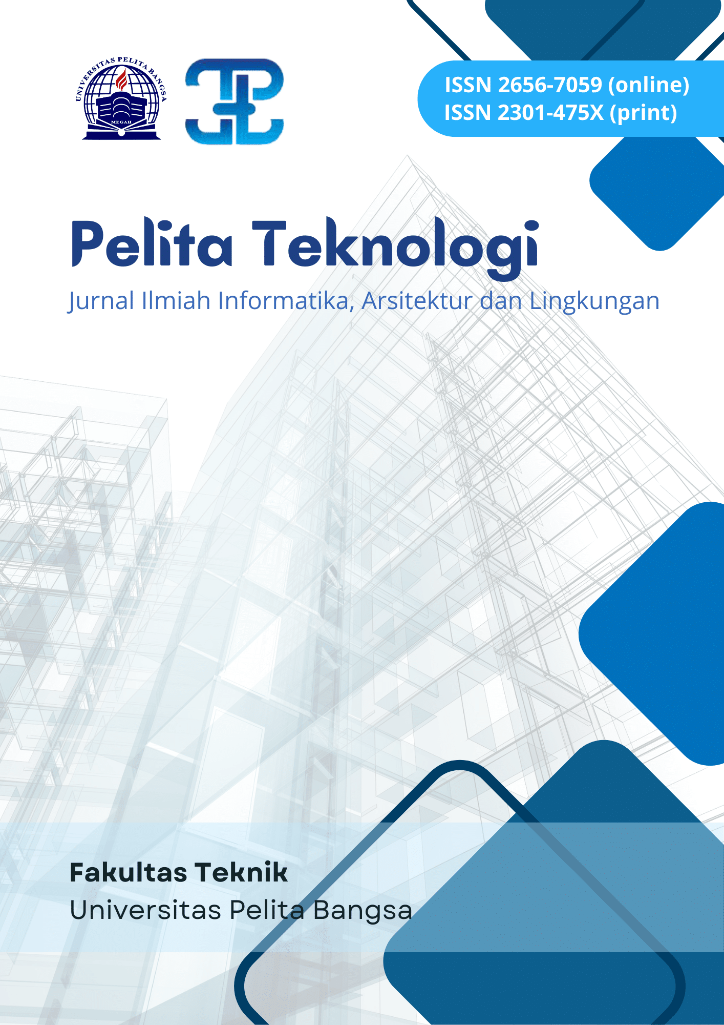 Pelita Teknologi Jurnal Ilmiah Informatika, Arsitektur dan Lingkungan