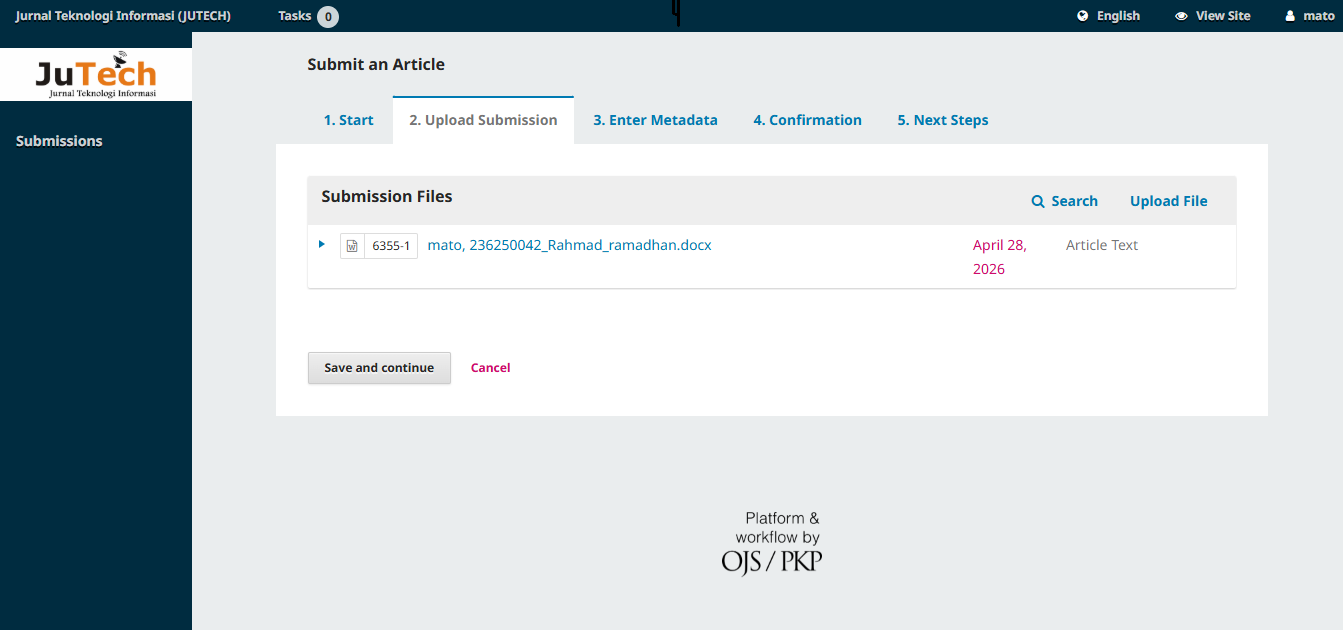 Dari Draft ke Submit: Pengalaman Lengkap Mengirim Jurnal di OJS untuk Pemula (Step-by-Step Anti Bingung)