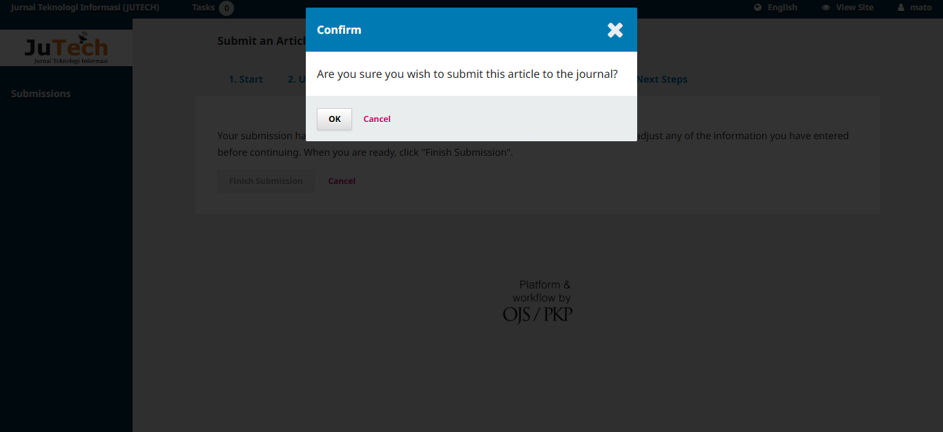 Dari Draft ke Submit: Pengalaman Lengkap Mengirim Jurnal di OJS untuk Pemula (Step-by-Step Anti Bingung)