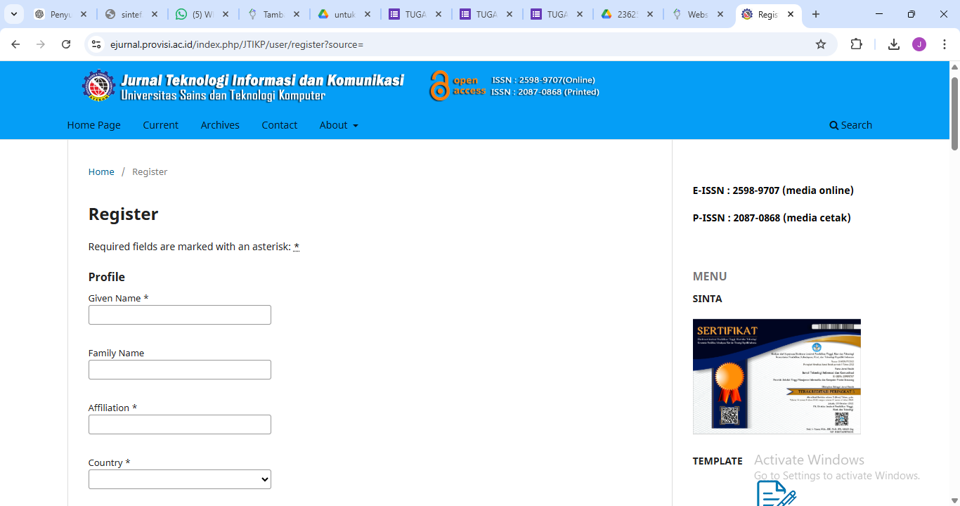 Pengalaman Pertama Submit Jurnal Ilmiah di JTIKP: Panduan Lengkap untuk Mahasiswa