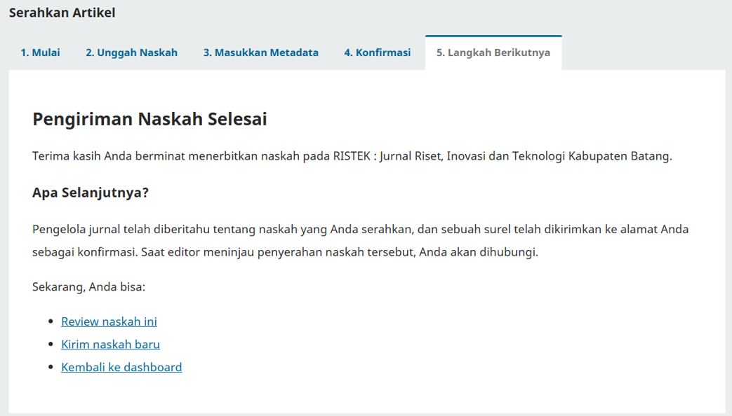 Pengalaman Submit Jurnal di RISTEK Batang: Ternyata Gak Serumit yang Dibayangkan!