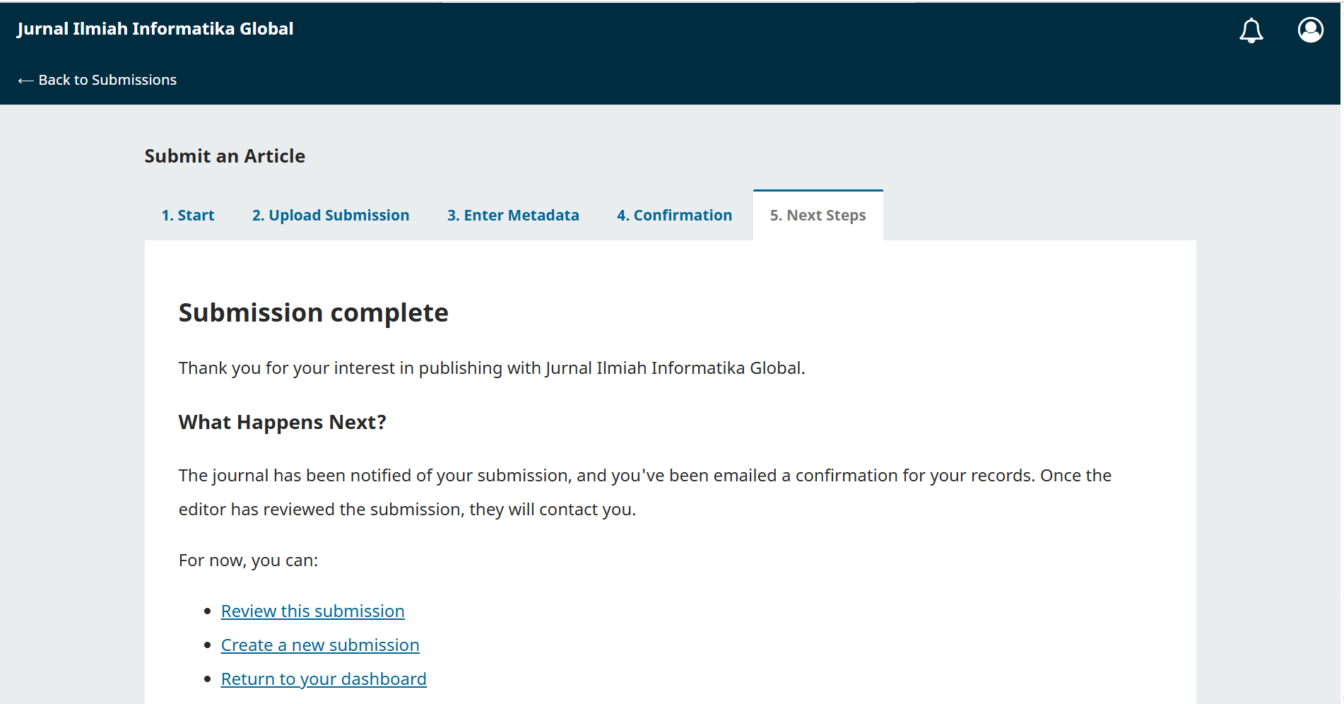 Submit Jurnal Tanpa Ribet: Panduan Upload Artikel ke Jurnal Ilmiah Informatika Global