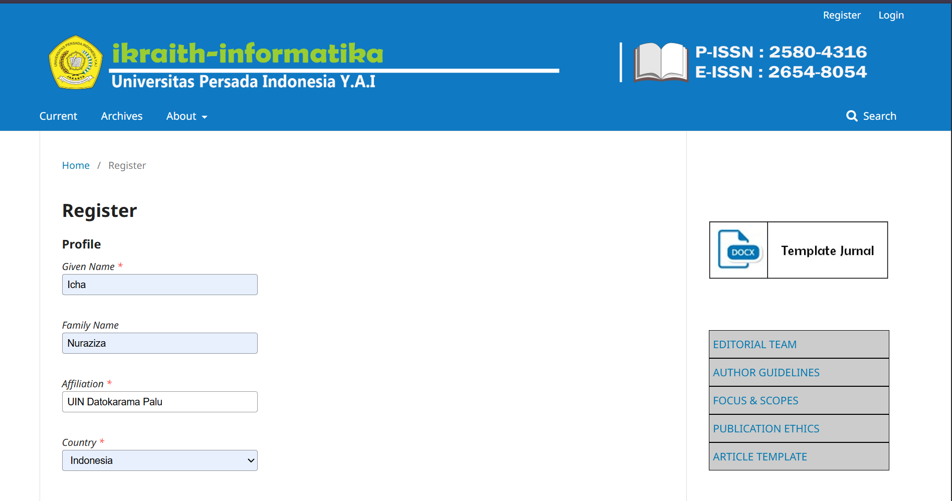 Tak Serumit yang Dibayangkan: Panduan Submit Jurnal di IKRA-ITH Informatika untuk Pemula