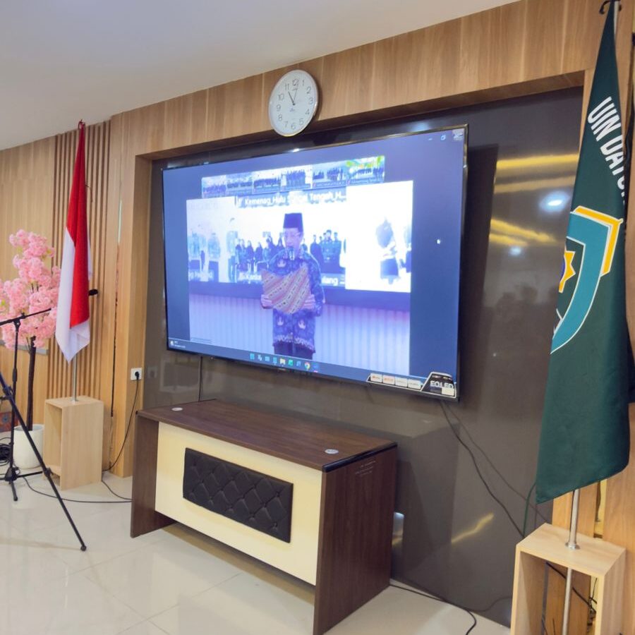 32 CPNS UIN Datokarama Resmi Dilantik Jadi PNS, Nasaruddin Umar Pimpin Secara Daring ASN, CPNS 2024, jabatan fungsional, Kementerian Agama, Nasaruddin Umar, pelantikan PNS, pendidikan tinggi, Ruang Senat UIN Datokarama, TMT 1 Mei 2026, UIN Datokarama Palu