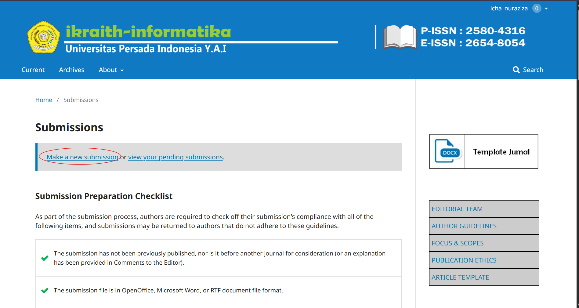 Tak Serumit yang Dibayangkan: Panduan Submit Jurnal di IKRA-ITH Informatika untuk Pemula