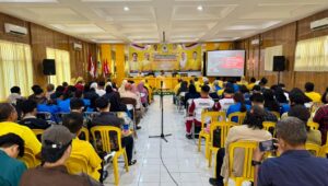 Golkar Sulteng Gelar Pendidikan Politik, Rektor UIN Datokarama Palu Jadi Narasumber Bawaslu, budayawan, Golkar Sulteng, Kota Palu, KPU, literasi politik, mahasiswa, Partai Golkar, pemilih pemula, Pemilu 2029, pendidikan politik, Prof. Lukman S. Thahir, Rektor UIN Datokarama Palu, siswa