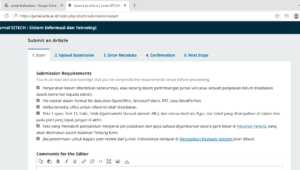 Panduan Lengkap Submit Jurnal ke SITECH UMK: Dari Registrasi Akun Hingga Submission Selesai